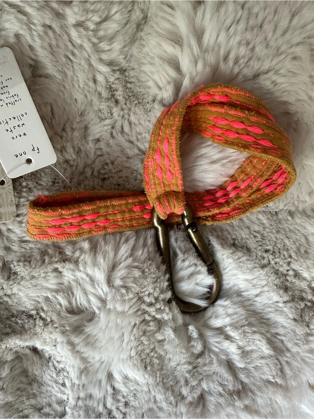 NWT Free People One Up cycled Lanyard. Excellent condition